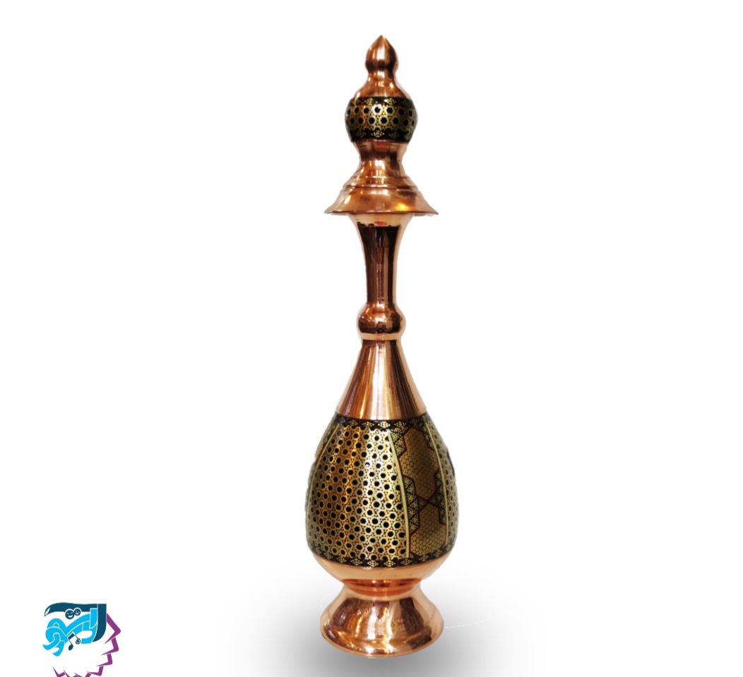 تنگ مسی خاتم کاری 